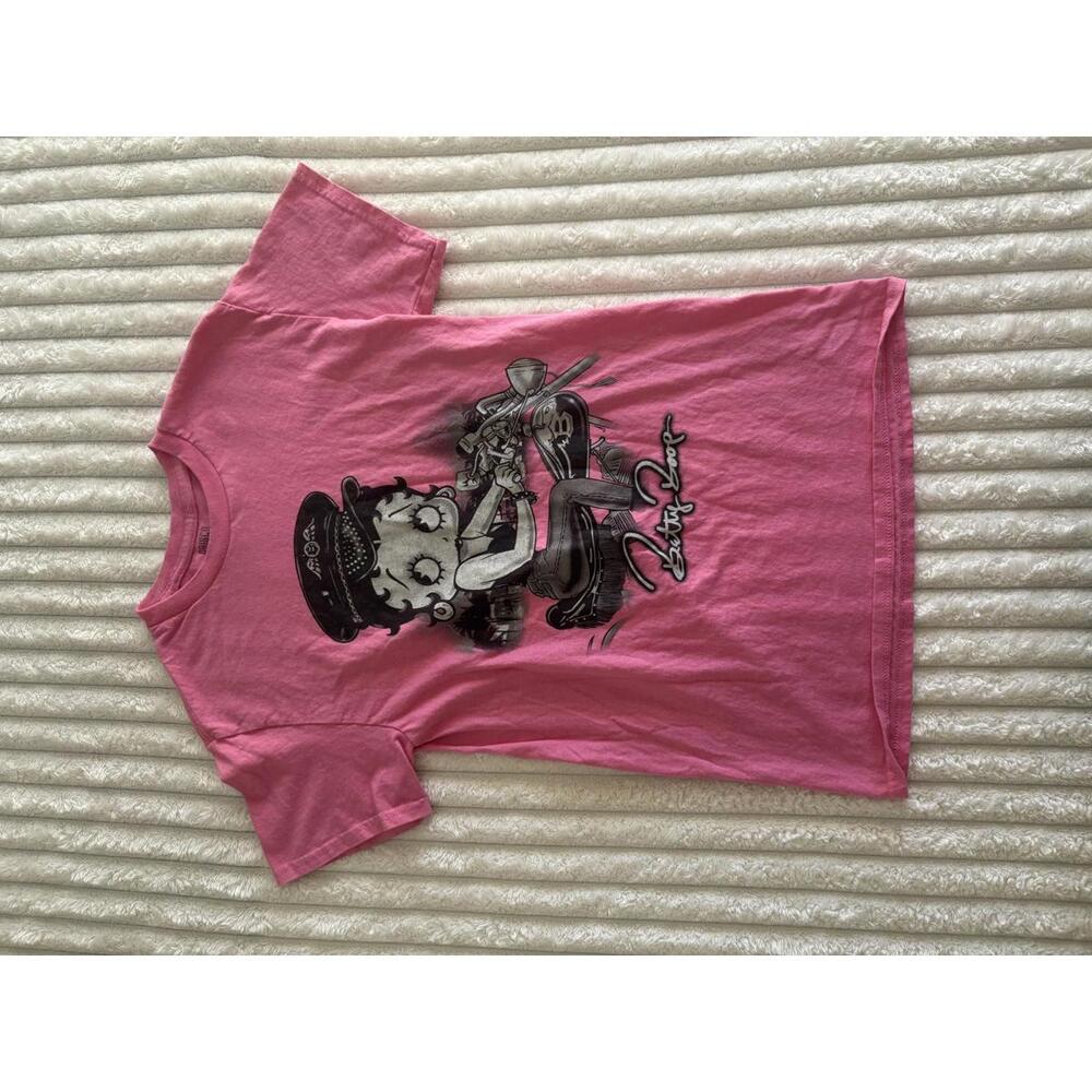 Pink Betty Boop Graphic T-Shirt Size Small